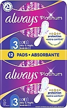 Düfte, Parfümerie und Kosmetik Damenbinden mit Flügeln 12 St. - Always Platinum Ultra Night