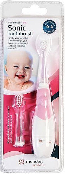 Elektrische Zahnbürste für Kinder 1-4 Jahre rosa - Meriden Kiddy Sonic Pink  — Bild N1