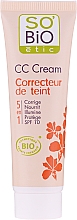 Düfte, Parfümerie und Kosmetik 5in1 Multifunktionale CC Creme LSF 10 - So'Bio Etic CC Cream