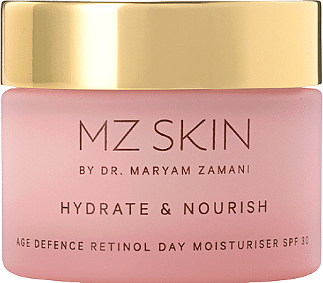 Feuchtigkeitsspendende Tagescreme mit Retinol - MZ Skin Hydrate & Nourish Age Defence Retinol Day Moisturiser SPF 30 — Bild N1