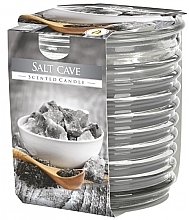 Duftkerze in einem gerippten Glas Salzgrotte - Bispol Scented Candle Salt Cave — Bild N1