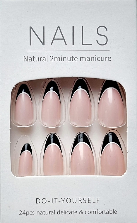 Falsche Nägel 24 St. - Deni Carte Nails Natural 2 Minutes Manicure — Bild N1