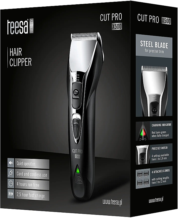 Haarschneider - Teesa Hair Clipper Cut Pro X500 — Bild N6