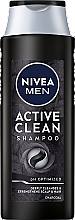 Shampoo mit Aktivkohle "Active Clean" - NIVEA MEN — Foto N1