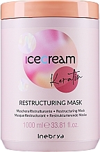 Regenerierende Haarmaske mit Keratin - Inebrya Ice Cream Keratin Restructuring Mask — Bild N3