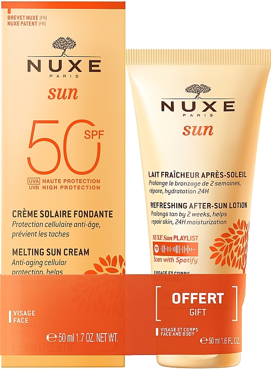 Körperpflegeset - Nuxe Sun Set Summer Protection Ritual (Creme 50ml + Lotion 100ml)  — Bild N1