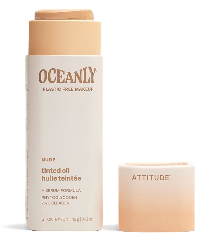 Tonisierendes Ölserum - Attitude Oceanly Tinted Oil — Bild N1