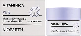 Nachtcreme für das Gesicht - Bioearth Vitaminica Vit A Night Face Cream  — Bild N2