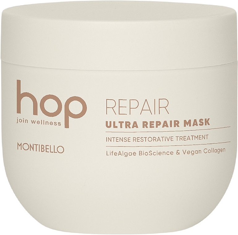 Revitalisierende Maske für trockenes und strapaziertes Haar - Montibello HOP Ultra Repair Mask — Bild N1