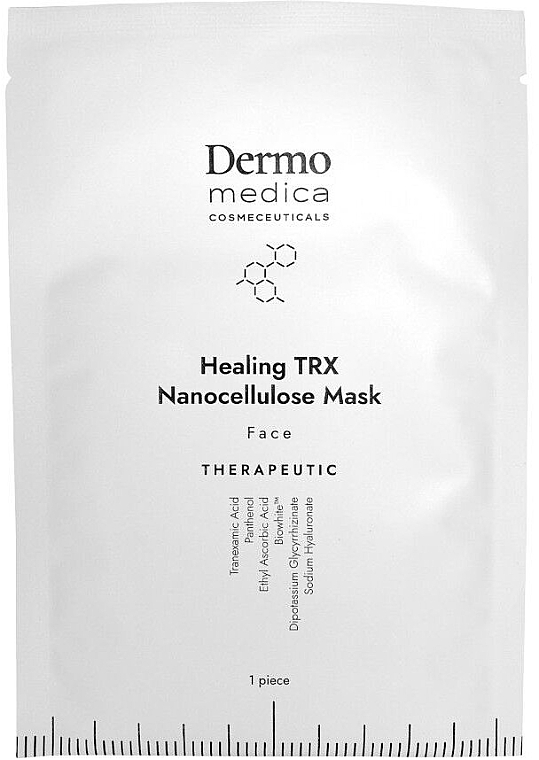 Dermomedica Healing TRX Nanocellulose Mask - Therapeutische Gesichtsmaske aus Nanocellulose  — Bild N1