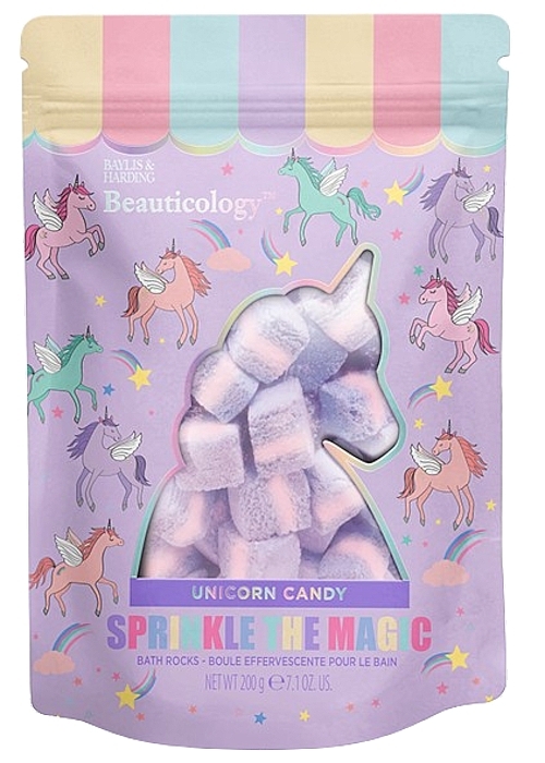 Badewürfel - Baylis & Harding Beauticology Sprinkle The Magic Unicorn Candy Bath Rocks — Bild N1