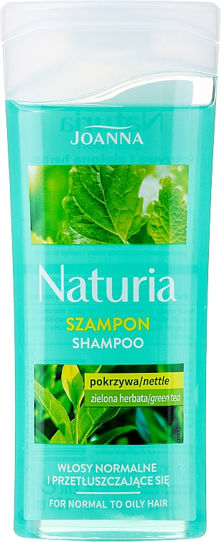 Shampoo für normales bis fettiges Haar mit Brennnessel und grünem Tee - Joanna Naturia Shampoo With Nettle And Green Tea — Bild N1