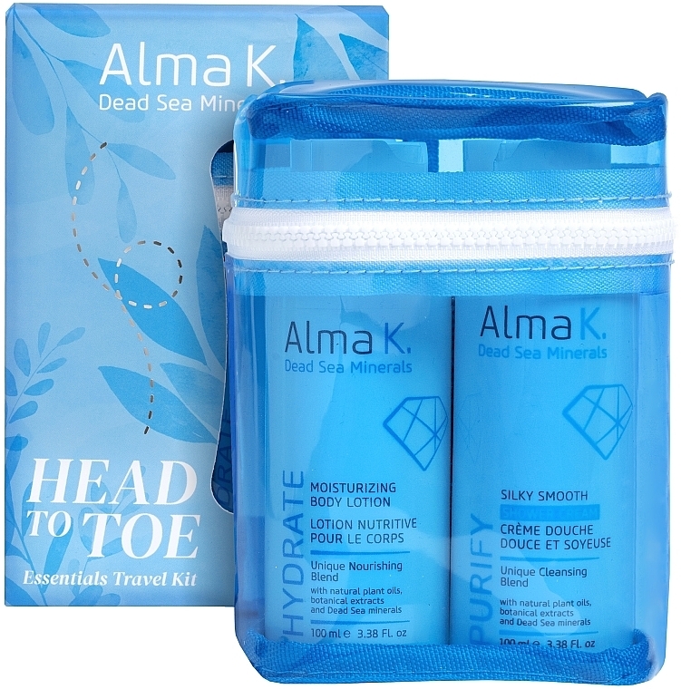 Körperpflegeset - Alma K. Head To Toe (Körperlotion 100ml + Duschcreme 100ml + Shampoo 100 ml + Conditioner 100ml) — Bild N4