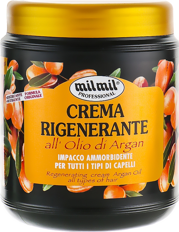 Haarmaske mit Arganöl - Mil Mil Crema Rigenerante All'Olio Di Argan — Bild N2