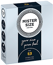 Düfte, Parfümerie und Kosmetik Latexkondome Größe 53 3 St. - Mister Size Extra Fine Condoms