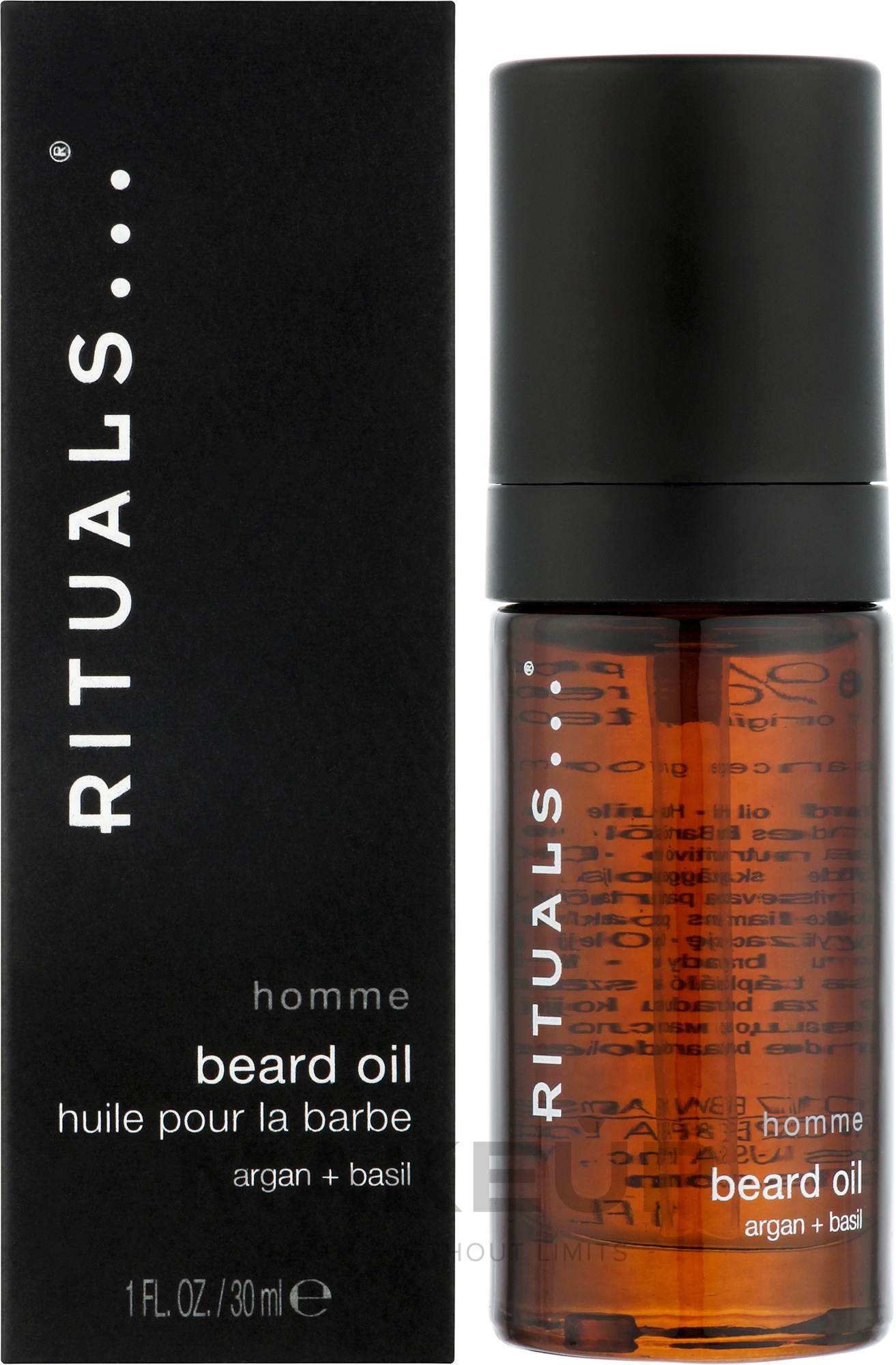 Bartöl - Rituals Homme Beard Oil Argan + Basil — Bild 30 ml