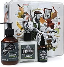 Düfte, Parfümerie und Kosmetik Bartpflegeset - Proraso Cypress & Vetyver Beard Kit (Balsam 100ml + Shampoo 200ml + Öl 30ml)