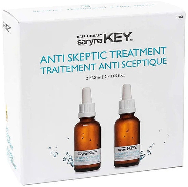 Abschminkpad-Set - Saryna Key Anti Skeptic Treatment Kit (Haarserum 2x30ml)  — Bild N1