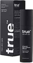 Regenerierende Nachtcreme für das Gesicht - True Men Skin Care Advanced Age & Pollution Defence Regenerating Night Cream — Bild N1