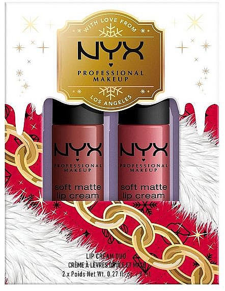 NYX Professional Makeup Soft Matte Lip Cream Duo Gift Set - Set — Bild N1