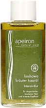 Düfte, Parfümerie und Kosmetik Haaröl mit Kräutern für strapaziertes, trockenes Haar und irritierte Kopfhaut - Apeiron Keshawa Herbal Hair Oil