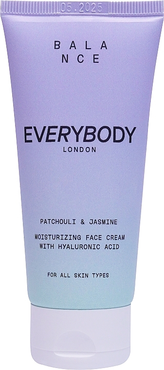Feuchtigkeitsspendende Gesichtscreme Patschuli und Jasmin - EveryBody Balance Moisturizing Face Cream Patchouli & Jasmin — Bild N1