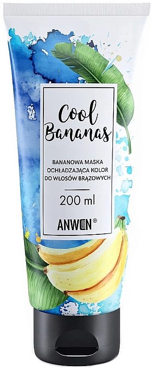 Haarmaske - Anwen Cool Bananas Color Cooling Mask For Brown Hair — Bild N1