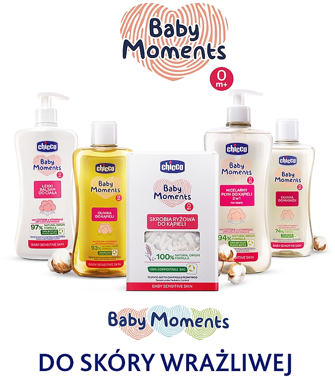 Reispulver zum Baden für empfindliche Haut - Chicco Baby Moments — Bild N4