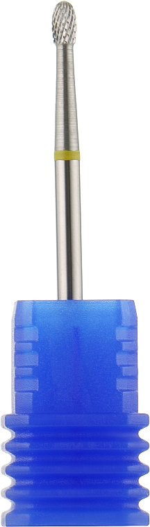 Hartmetall-Nagelfräser in Nierenform 2,3 mm gelb - Head The Beauty Tools — Bild N1