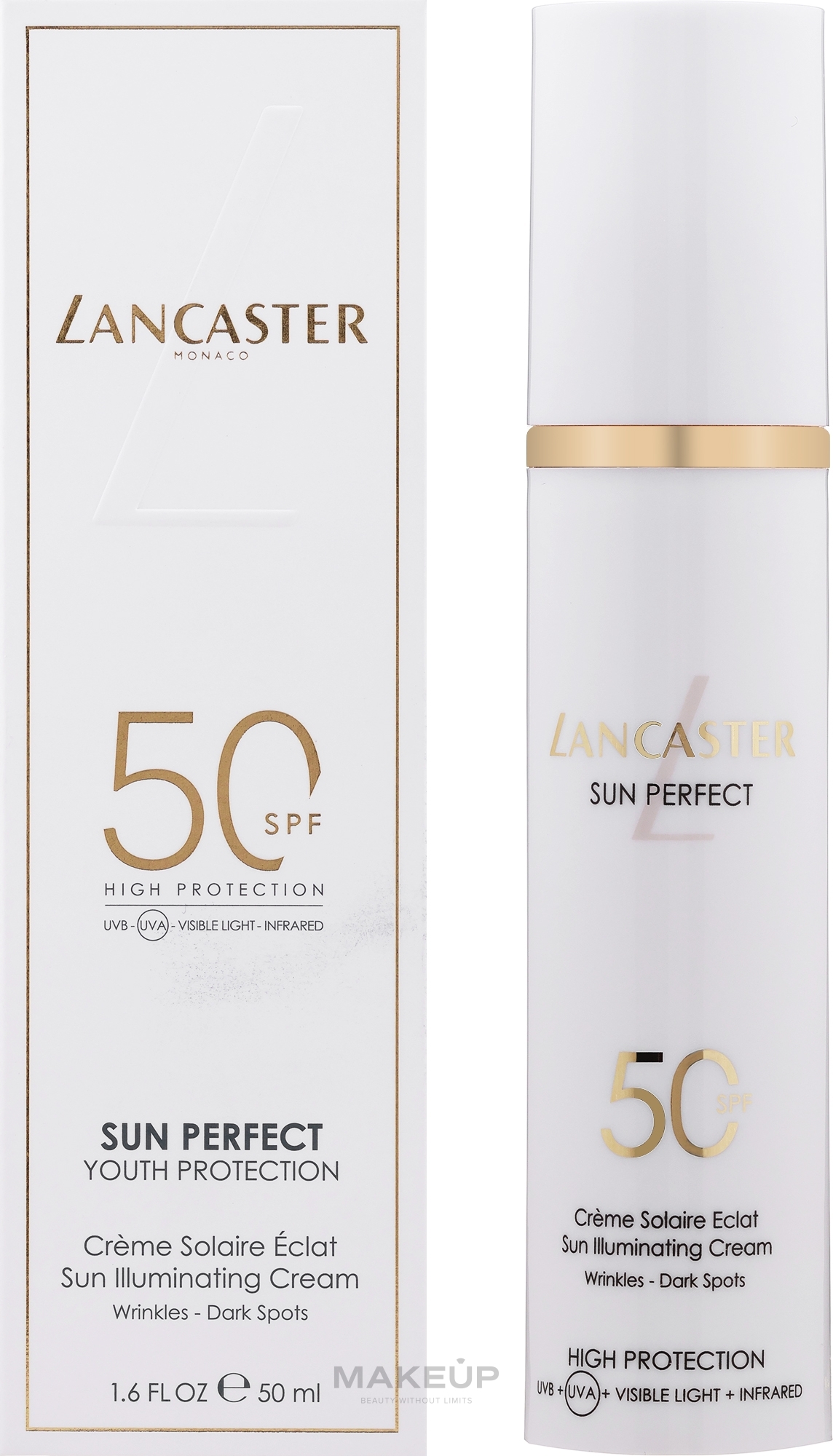 Sonnenschutzcreme für das Gesicht - Lancaster Sun Perfect Sun Illuminating Cream SPF 50 — Bild 50 ml