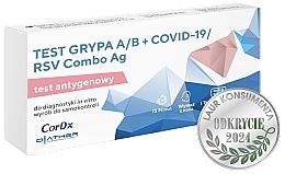 Kombinierter Schnelltest für Influenza A/B+COVID-19/RSV-Antigene - Diather Diagnostics & Therapy Test Grypa A/B + COVID-19/RSV Combo Ag — Bild N1