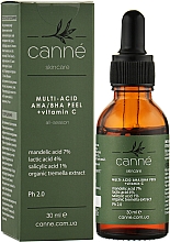 Säurereiches AHA/BHA-Peeling mit Vitamin C - Canne Multi-Accid AHA/BHA Peel + Vitamin C — Bild N2