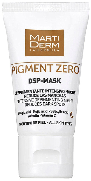 Intensive Gesichtsmaske für die Nacht gegen dunkle Pigmentflecken - MartiDerm Pigment Zero DSP-Mask Intensive Depigmenting Night — Bild N2