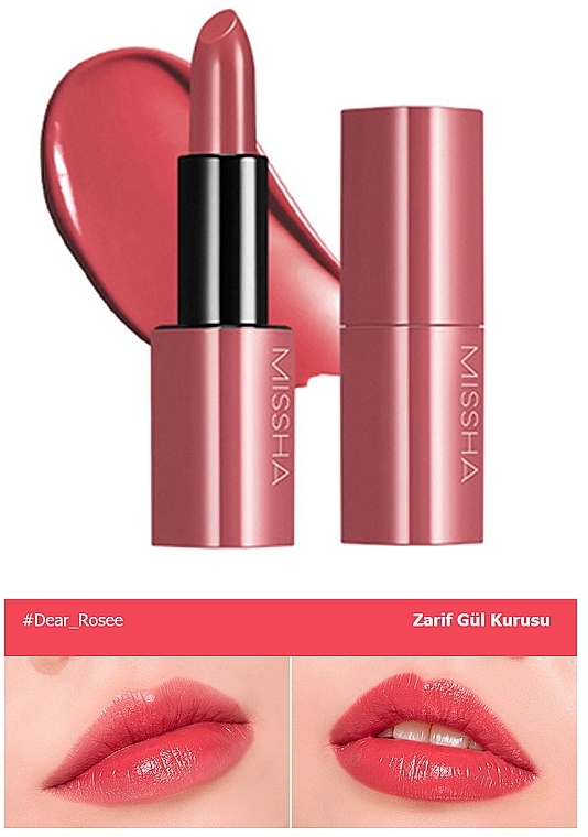 Feuchtigkeitsspendender Lippenstift - Missha Dare Rouge Sheer Sleek — Bild N2