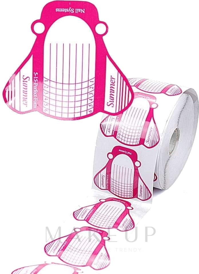 Einwegformen zur Nagelverlängerung rosa - Deni Carte Summer — Bild 100 St.