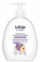 Düfte, Parfümerie und Kosmetik Flüssige Cremeseife Lavendel und Ingwer - Luksja Silk Care Protective Lavender & Ginger Hand Wash