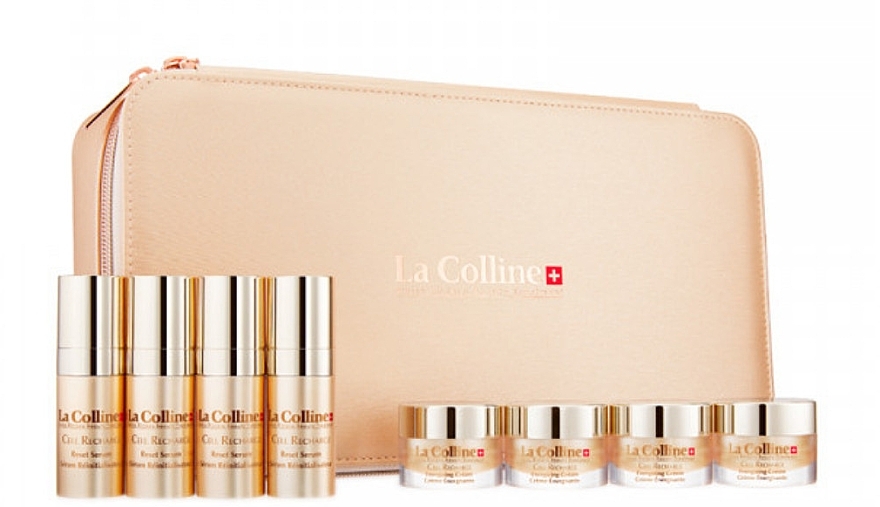 Gesichtspflegeset - La Colline Cell Recharge Cellular Re-Energizing Treatment (Serum 4x8 ml + Creme 4x7 ml) — Bild N1