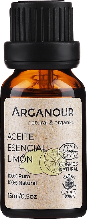 100% Reines ätherisches Zitronenöl - Arganour Essential Oil Lemon — Bild N1