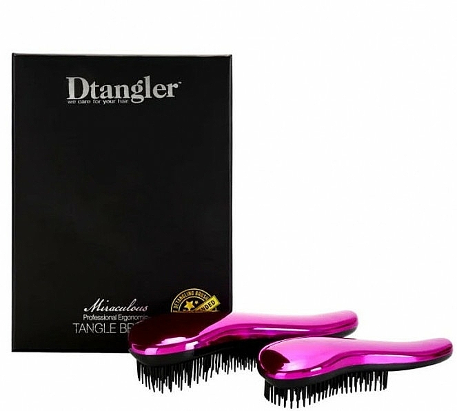 Haarbürsten-Set - KayPro Dtangler Miraculous Pink (Haarbürste 2 St.) — Bild N1