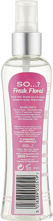 Körperspray - So…? Fresh Floral Body Mist — Bild N4