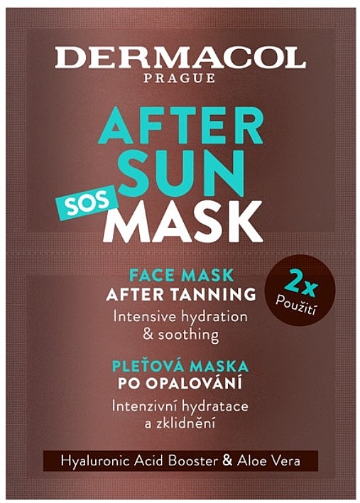 After-Sun-Gesichtsmaske - Dermacol After Sun Face Mask — Bild N1