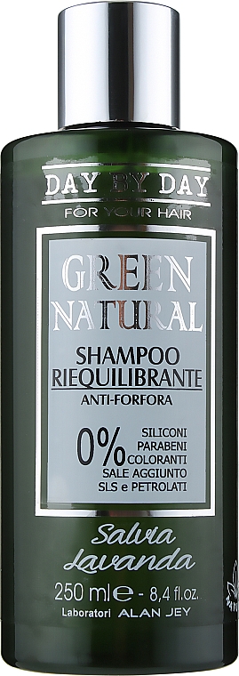Shampoo gegen Schuppen - Alan Jey Green Natural Shampoo Riequilibrante — Bild N1