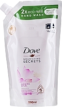 Düfte, Parfümerie und Kosmetik Flüssige Handseife "Lotus" - Dove Nourishing Secrets Glowing Ritual Hand Wash (Doypack)