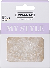 Düfte, Parfümerie und Kosmetik Elastische Haargummis halbtransparent 150 St. - Titania
