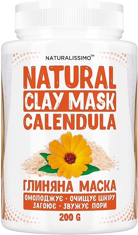 Gesichtsmaske aus Ton mit Ringelblume - Naturalissimo Clay Mask SPA Calendula — Bild N1