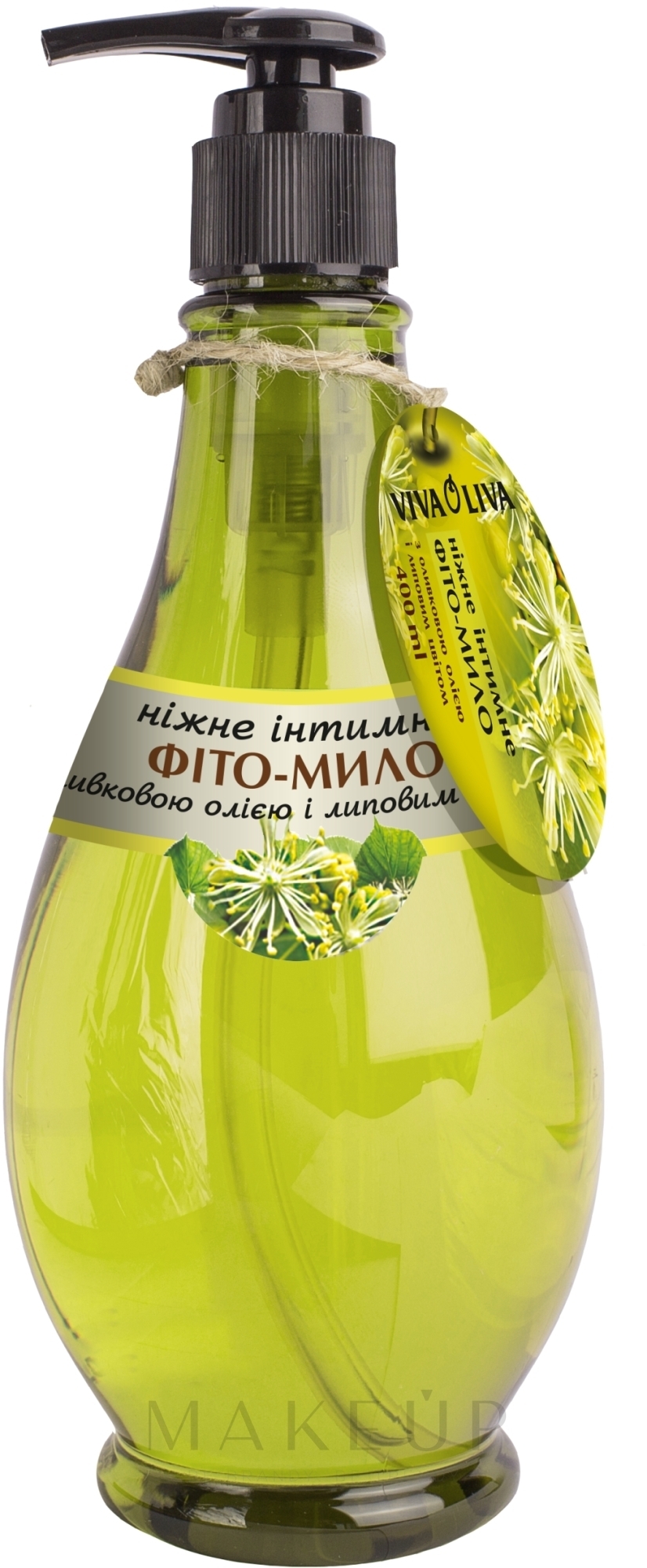 Phytoseife für Intimhygiene Olivenöl und Lindenblüten - Leckere Geheimnisse Viva Oliva — Foto 400 ml