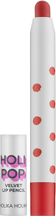 Matter Lippenstift - Holika Holika Holi Pop Velvet Lip Pencil — Bild N1