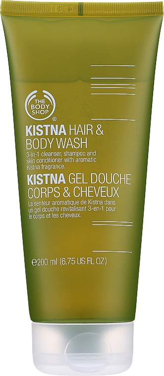 The Body Shop Kistna Hair and Body Wash - Shampoo & Duschgel mit pink Grapefruit-Kernöl — Bild N1