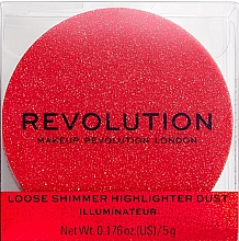 Düfte, Parfümerie und Kosmetik Loser Highlighter mit Schimmer - Makeup Revolution Shimmer Dust