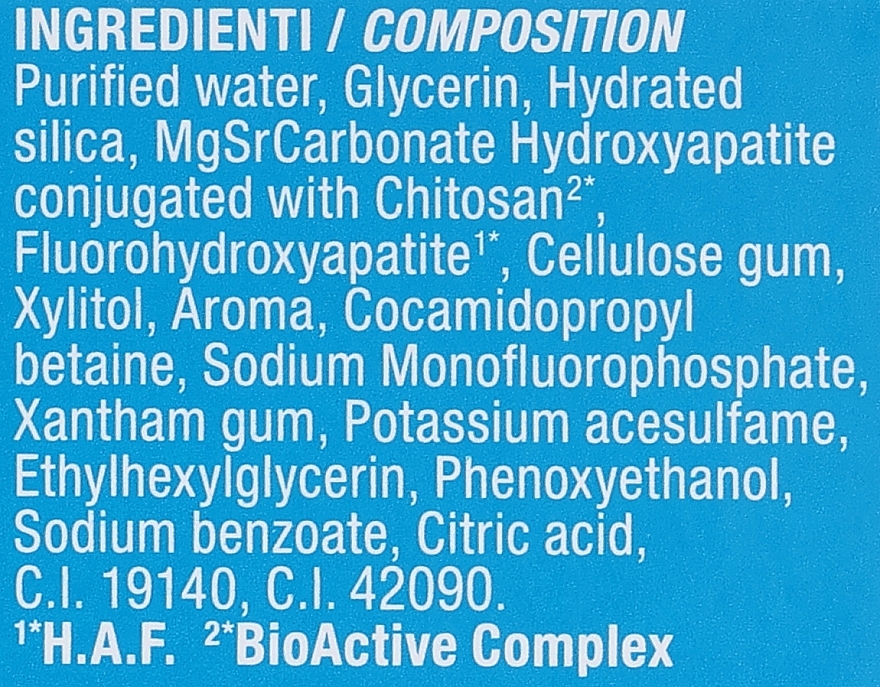 Zahnpasta für Kinder von 6 Monaten bis 6 Jahren mintgrün - Curaprox Curasept Biosmalto Baby-Kid Caries, Abrasion & Erosion Delicate Mint — Bild N3